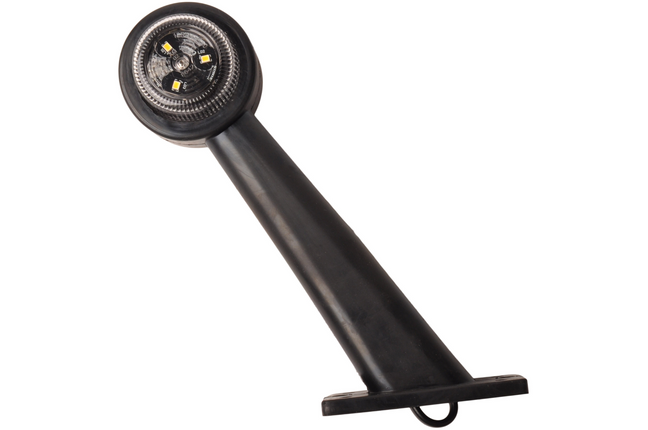 Cantonal Feu de gabarit LED - gauche - rouge/blanc - 45 degrés - 12/24 Volt