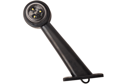Cantonal Feu de gabarit LED - gauche - rouge/blanc - 45 degrés - 12/24 Volt