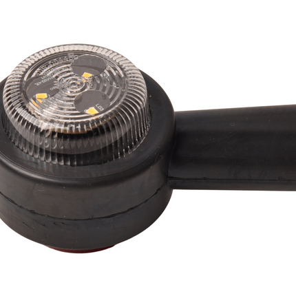 Cantonal Feu de gabarit LED - gauche - rouge/blanc - 45 degrés - 12/24 Volt