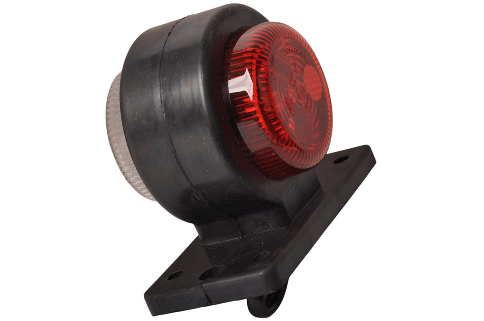 Cantonal Feu de gabarit LED rouge/blanc 40x90x75 mm