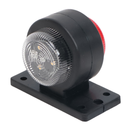 Cantonal Feu de gabarit LED rouge/blanc 40x90x75 mm