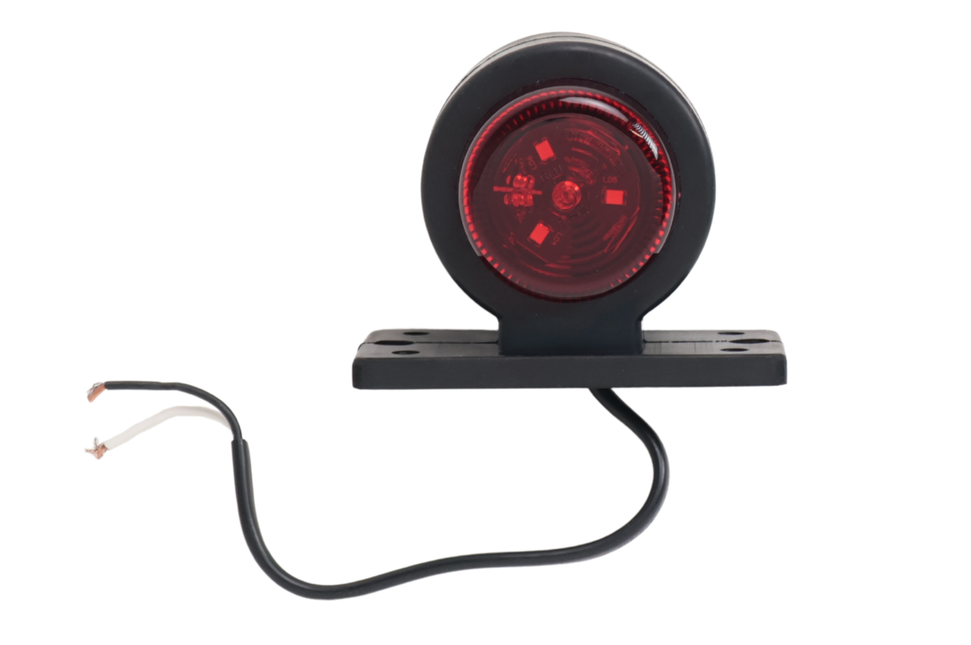 Cantonal Feu de gabarit LED rouge/blanc 40x90x75 mm