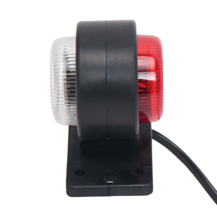 Cantonal Feu de gabarit LED rouge/blanc 40x90x75 mm