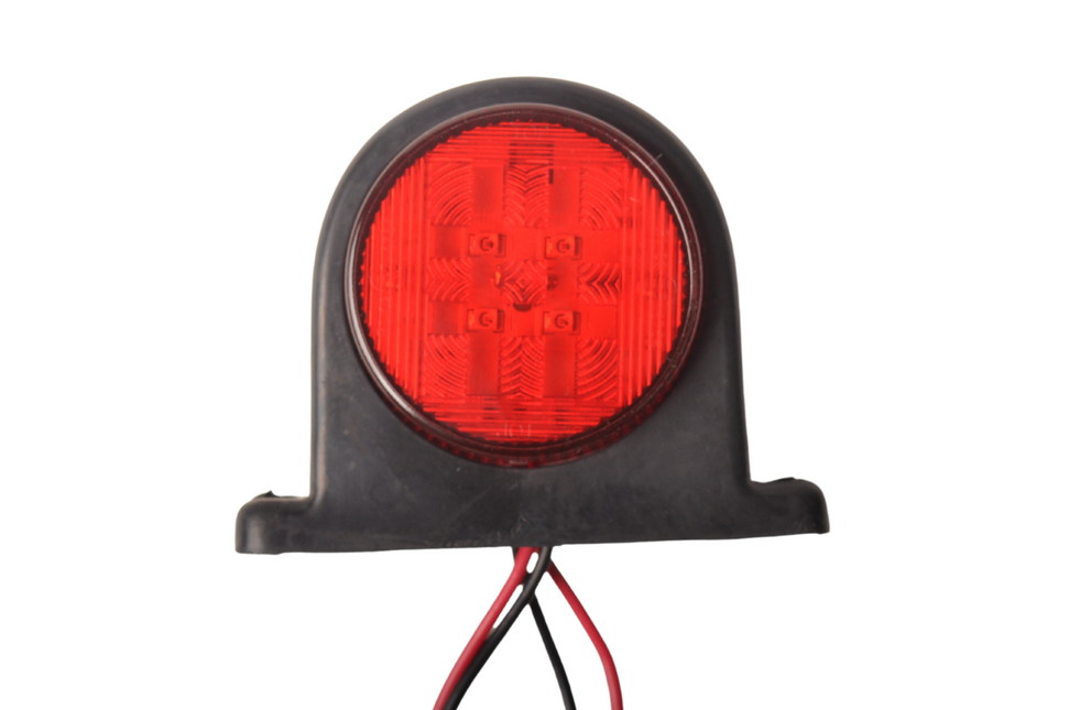 Cantonal Feu de gabarit LED rouge/blanc 68x62 mm