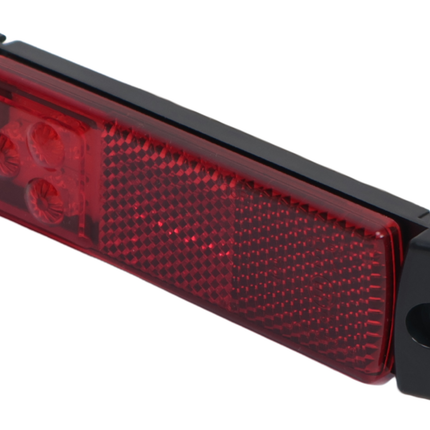 Cantonal Feu de gabarit rouge LED 12/24V 130x32 mm