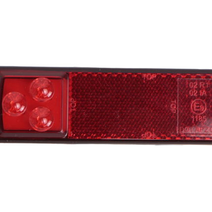Cantonal Feu de gabarit rouge LED 12/24V 130x32 mm