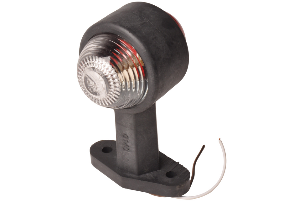 Cantonal Feu de gabarit rouge/blanc 120 mm droit