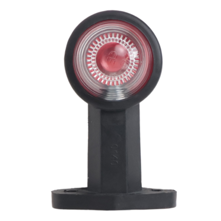 Cantonal Feu de gabarit rouge/blanc 120 mm droit