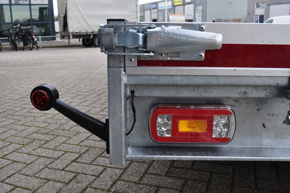 Cantonal Feu de gabarit rouge/blanc - 45 degrés - LED - 12/24 Volt