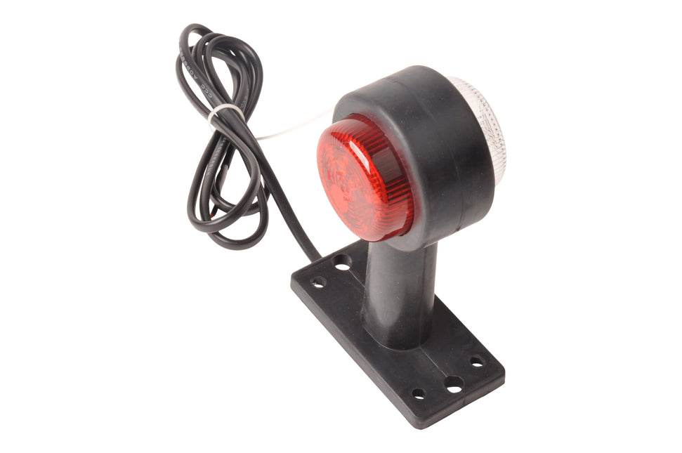 Cantonal Feu de gabarit rouge/blanc LED 12-24v