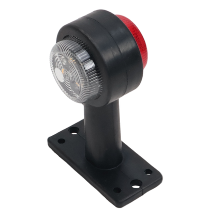 Cantonal Feu de gabarit rouge/blanc LED 12-24v