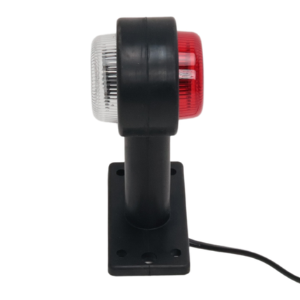 Cantonal Feu de gabarit rouge/blanc LED 12-24v