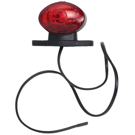 Cantonal Feu de gabarit semi-circulaire LED gauche/droite 12 Volt