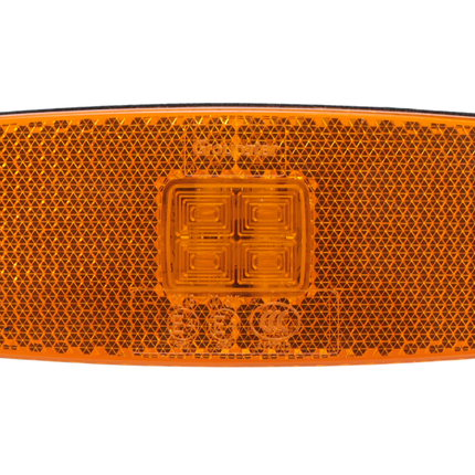 Cantonal Feu de position latéral LED - 110x43 mm - orange/jaune - raccordement par fils libres