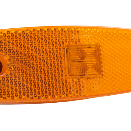 Cantonal Feu de position latéral LED - 110x43 mm - orange/jaune - raccordement par fils libres