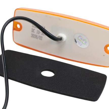 Cantonal Feu de position latéral LED - 110x43 mm - orange/jaune - raccordement par fils libres