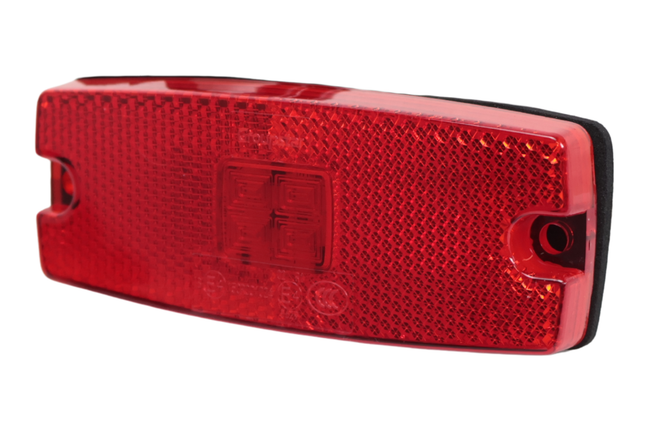 Cantonal Feu de position latéral LED - 110x43 mm - rouge - raccordement par câble libre