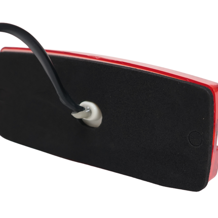 Cantonal Feu de position latéral LED - 110x43 mm - rouge - raccordement par câble libre