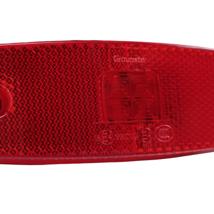 Cantonal Feu de position latéral LED - 110x43 mm - rouge - raccordement par câble libre