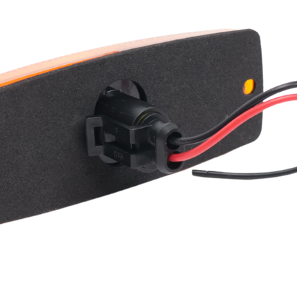 Cantonal Feu de position latéral LED - 110x44 mm - 10-30V - orange/jaune - raccordement par câble libre