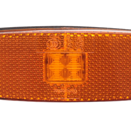 Cantonal Feu de position latéral LED - 110x44 mm - 10-30V - orange/jaune - raccordement par câble libre
