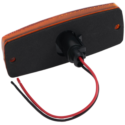 Cantonal Feu de position latéral LED - 110x44 mm - 10-30V - orange/jaune - raccordement par câble libre