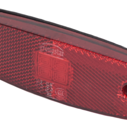Cantonal Feu de position latéral LED - 110x44 mm - 10-30V - rouge - raccordement par câble libre