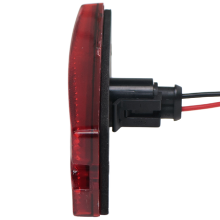 Cantonal Feu de position latéral LED - 110x44 mm - 10-30V - rouge - raccordement par câble libre