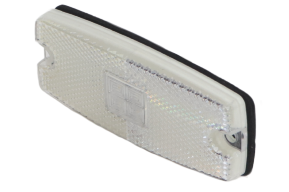 Cantonal Feu de position latéral LED - 110x44 mm - blanc - raccordement par câble libre