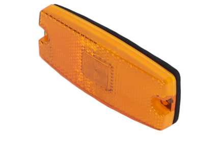 Cantonal Feu de position latéral LED - 110x44 mm - orange/jaune - raccordement par fils libres