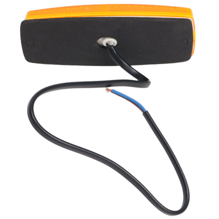 Cantonal Feu de position latéral LED - 110x44 mm - orange/jaune - raccordement par fils libres