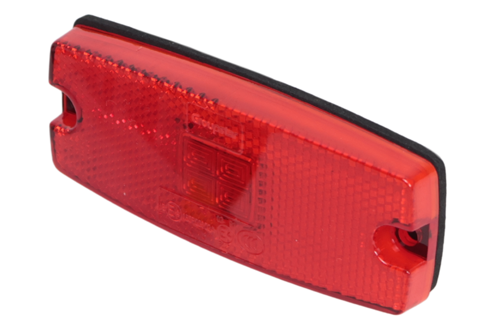 Cantonal Feu de position latéral LED - 110x44 mm - rouge - raccordement par câble libre