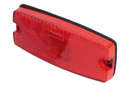 Cantonal Feu de position latéral LED - 110x44 mm - rouge - raccordement par câble libre
