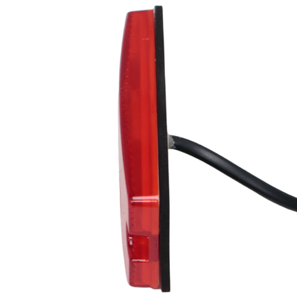Cantonal Feu de position latéral LED - 110x44 mm - rouge - raccordement par câble libre