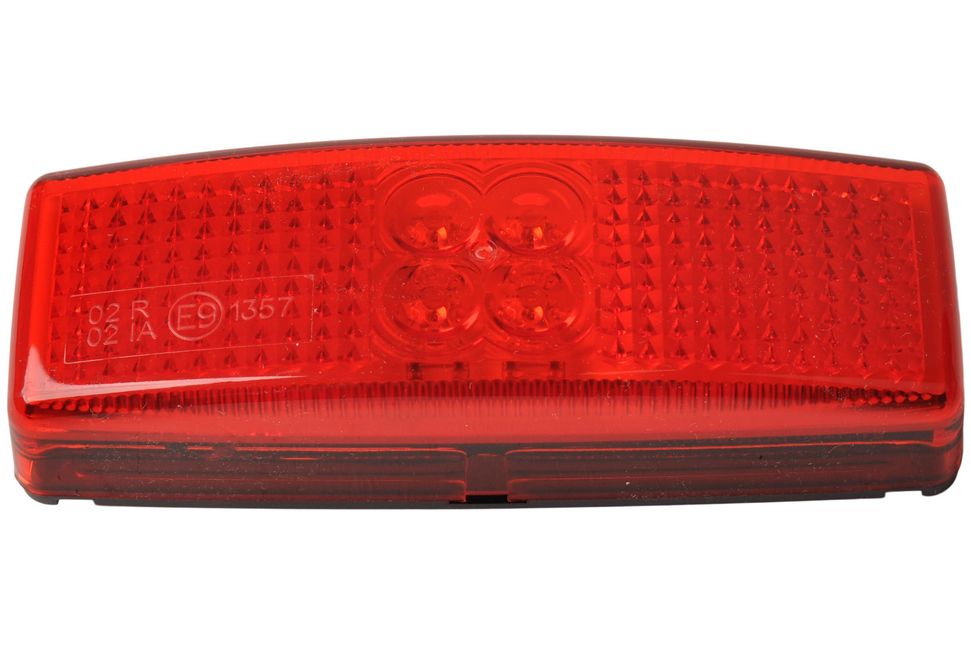 Cantonal Feu de position latéral rouge LED 110x40 mm