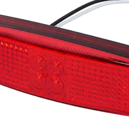 Cantonal Feu de position latéral rouge LED 112x40 mm