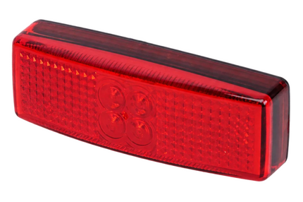 Cantonal Feu de position latéral rouge LED 112x40 mm