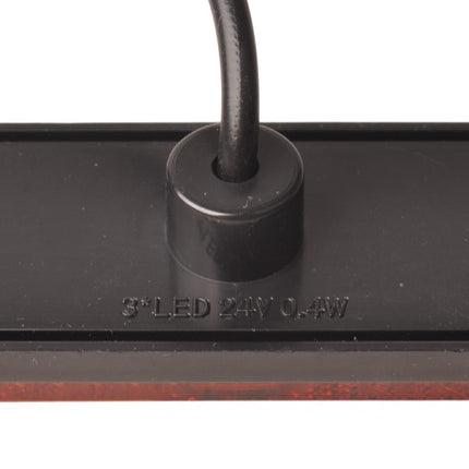 Cantonal Feu de position orange/jaune 100×34,5×21 mm – câble 2 fils de 10 cm inclus