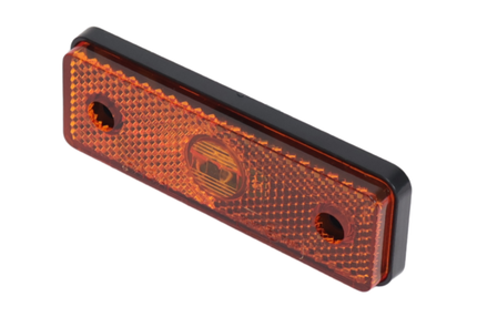Cantonal Feu de position orange/jaune 100x34,5x11,5 mm - câble 2 fils de 10 cm inclus