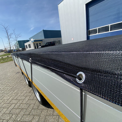 Cantonal Filet de remorque - 670x250 cm - élastique tout autour - résistant aux UV - fin maillé