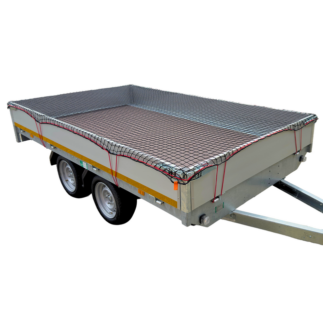 Cantonal Filet de remorque Premium - 570x250 cm - filet maillé - incluant un bord élastique - résistant aux UV