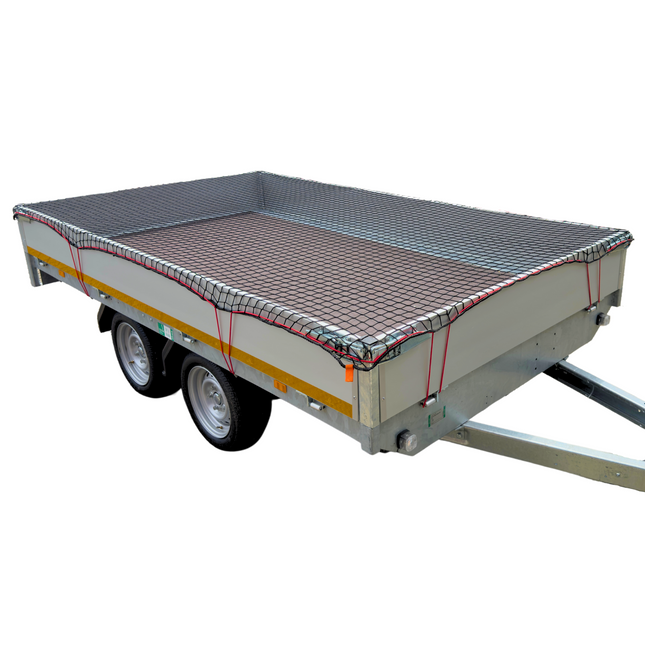 Cantonal Filet de remorque Premium - 570x350 cm - filet maillé - incluant un bord élastique - résistant aux UV