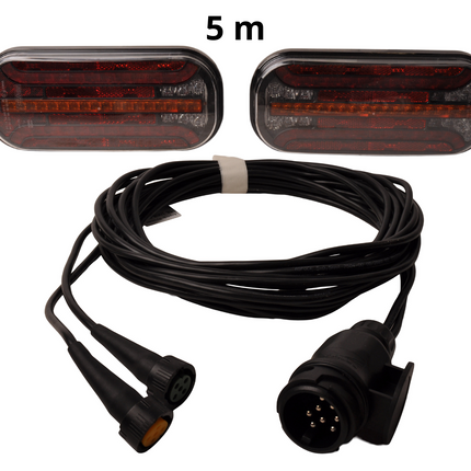 Cantonal Fristom FT-230 - Kit d'éclairage LED - 13 broches - incluant des clignotants dynamiques - choisissez le câble principal souhaité