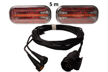 Cantonal Fristom FT-230 - Kit d'éclairage LED - 13 broches - incluant des clignotants dynamiques - choisissez le câble principal souhaité