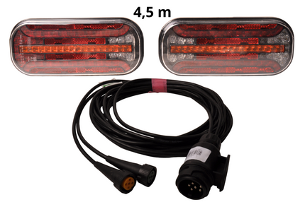 Cantonal Fristom FT-230 - Kit d'éclairage LED - 13 broches - incluant des clignotants dynamiques - choisissez le câble principal souhaité