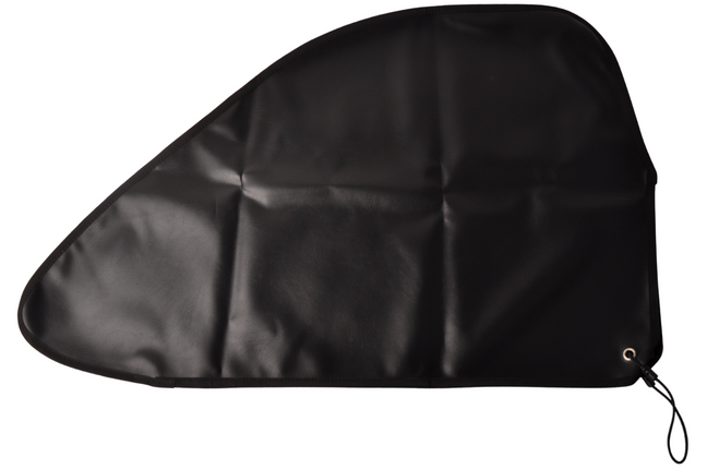 Cantonal Housse de timon noire 87x55 cm – matériau PU – avec élastique