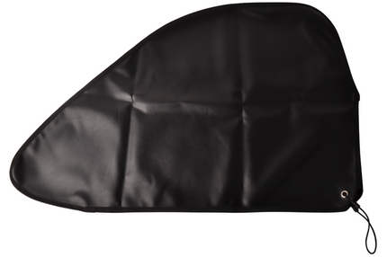 Cantonal Housse de timon noire 87x55 cm – matériau PU – avec élastique