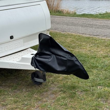 Cantonal Housse de timon noire 87x55 cm – matériau PU – avec élastique
