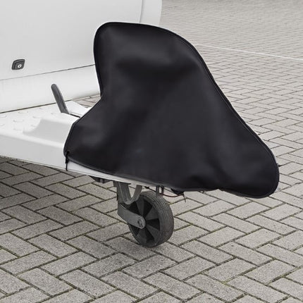 Cantonal Housse de timon noire 87x55 cm – matériau PU – avec élastique