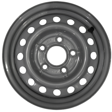 Cantonal Jante simple 13 pouces pour Remorque - 4.50Jx13 (5x112) 625 kg - ET30